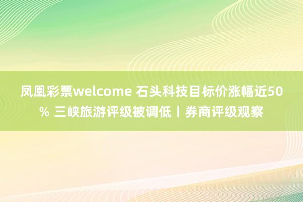 凤凰彩票welcome 石头科技目标价涨幅近50% 三峡旅游评级被调低丨券商评级观察