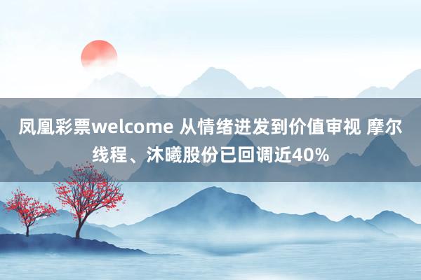 凤凰彩票welcome 从情绪迸发到价值审视 摩尔线程、沐曦股份已回调近40%